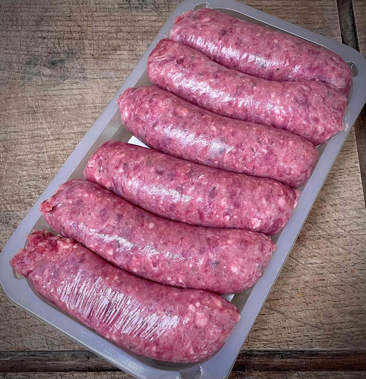 Gluten Free Venison Cranberry & Apple Sausages